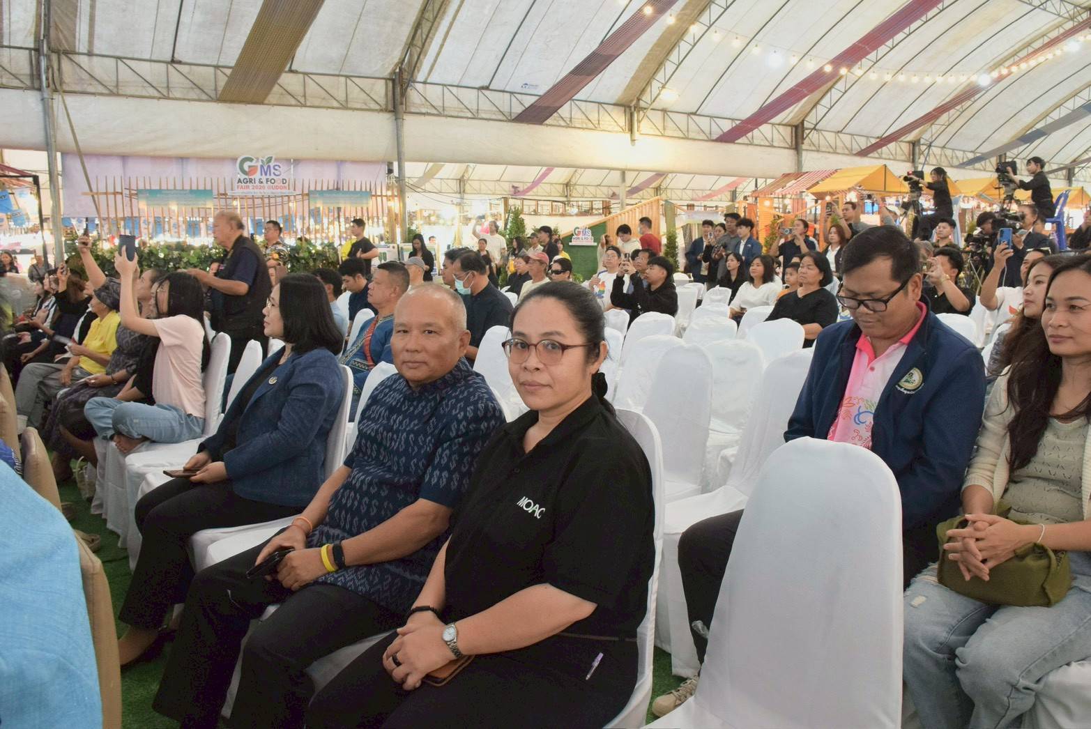 7 ก.พ.69 นายฉลอง คงสมของ ผู้อำนวยการศูนย์ขยายพันธุ์พืชที่ 10 จังหวัดอุดรธานี ร่วมพิธีเปิดงาน “เกษตรแฟร์” ครั้งที่ 4 ณ เวทีกลาง บริเวณสนามทุ่งศรีเมือง อำเภอเมือง จังหวัดอุดรธานี